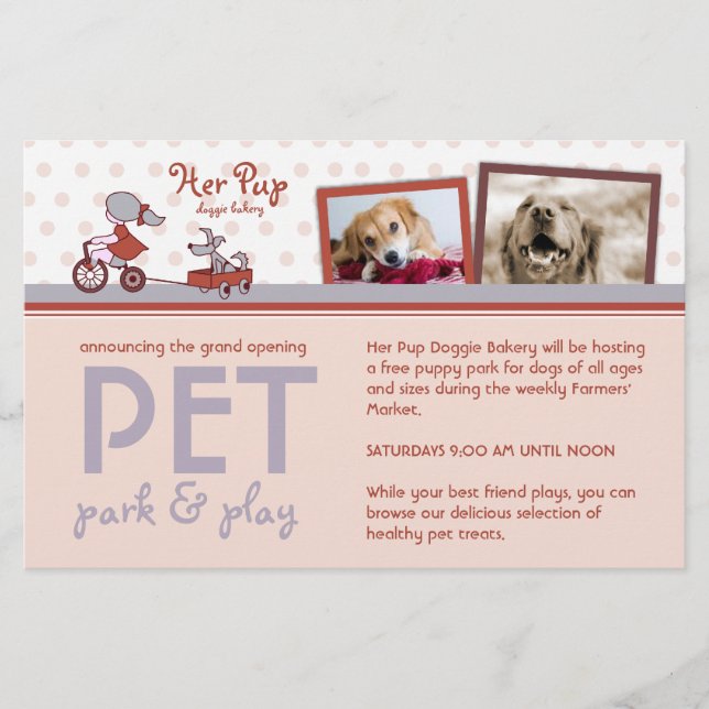 Her Pup 5.5"x8.5" Flyers (Front)