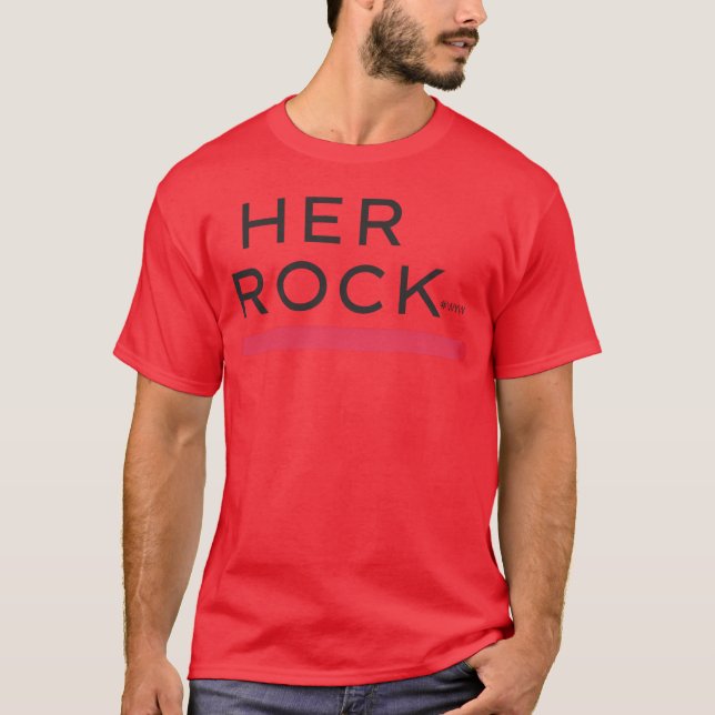 Her Rock 1418 in retro T-Shirt (Front)
