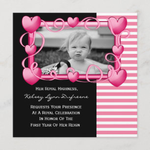 Her Royal Highness w/Photo Birthday Invitation
