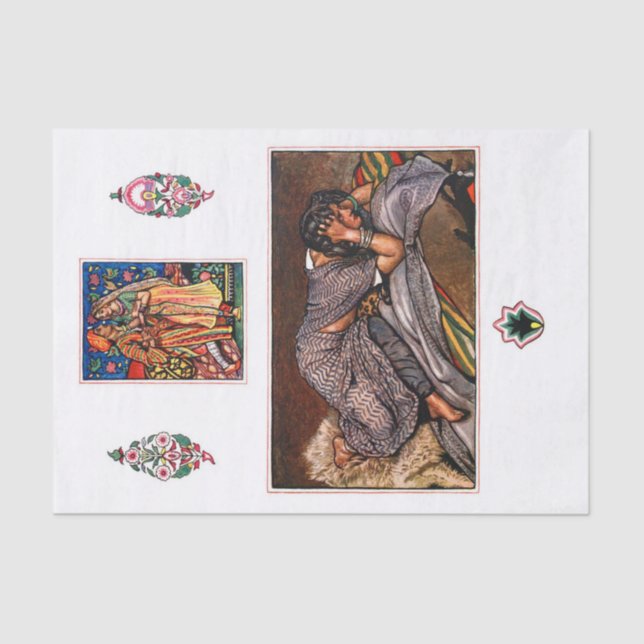 Her sad song tissue paper (Front)