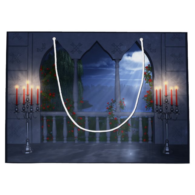 Her Silver Mantle Gift Bag (Front)