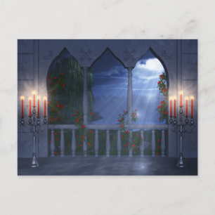 Her Silver Mantle Postcard