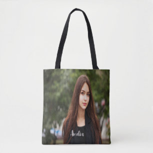 Her Story Starts Here: Personalised Tote for Girls Bag