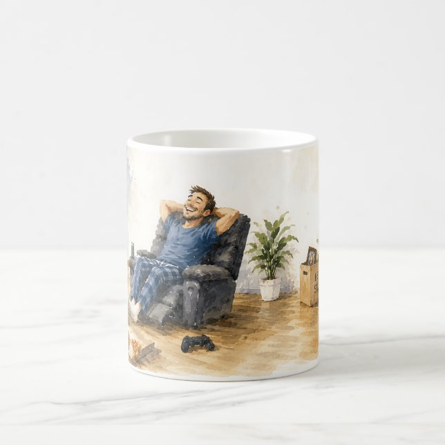 Her Stuff Is Gone - Happy Divorce Coffee Mug (Center)