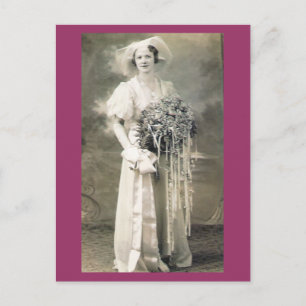 Her Wedding Day Postcard