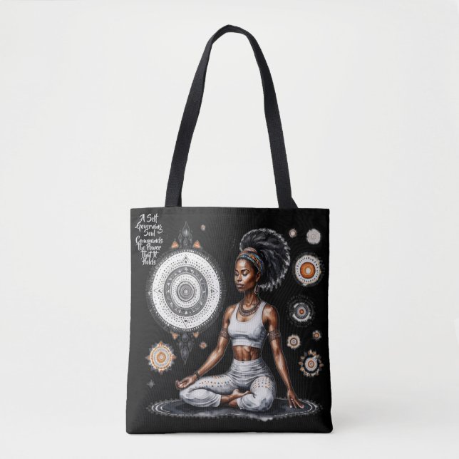 Her Wisdom Self Govern Tote Bag (Front)
