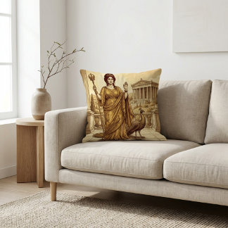 Hera Greek Goddess Cushion
