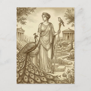 Hera Greek Goddess Postcard