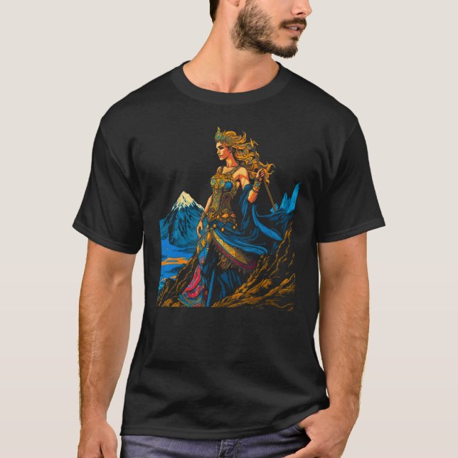 Hera Greek Mythology Goddess T-Shirt (Front)