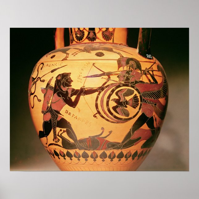 Heracles fighting Geryon Poster (Front)