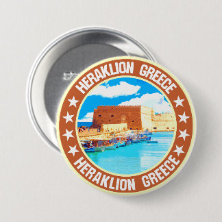 Heraklion                                          7.5 cm round badge