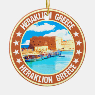 Heraklion ceramic ornament
