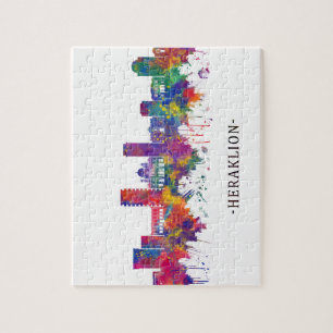 Heraklion Greece Skyline Jigsaw Puzzle