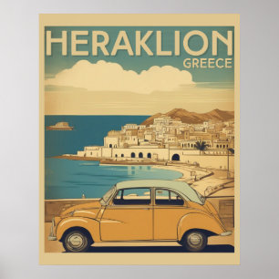 Heraklion, Iraklio. greece vocation Poster