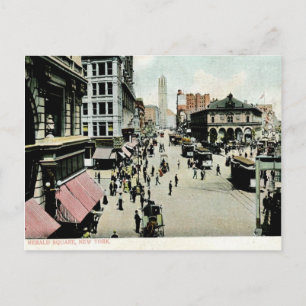 Herald Square New York City 1906 Vintage Postcard