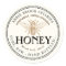 Heraldic Bee Raw Hand Bottled Honey Sticker