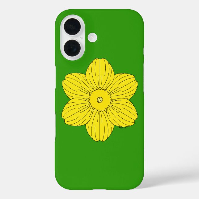 Heraldic Daffodil Case-Mate iPhone Case (Back)