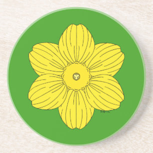 Heraldic Daffodil Coaster