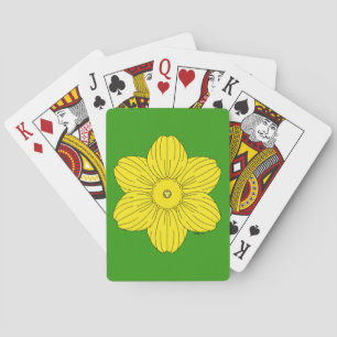 Heraldic Daffodil Playing Cards