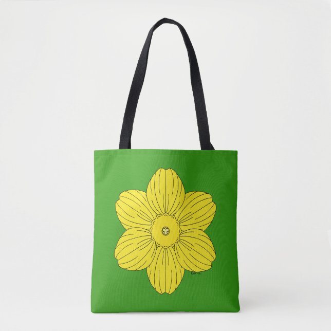 Heraldic Daffodil Tote Bag (Front)