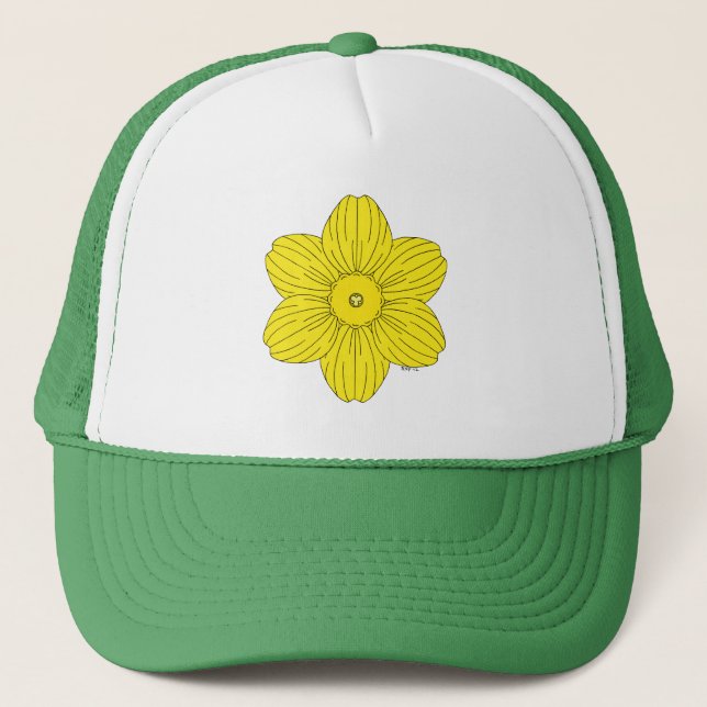 Heraldic Daffodil Trucker Hat (Front)