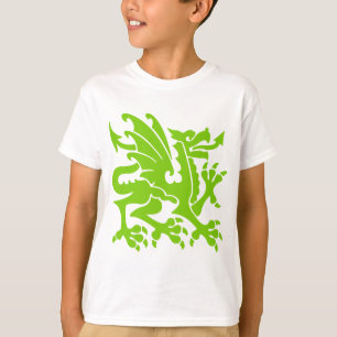 Heraldic Dragon 01 - Martian Green T-Shirt