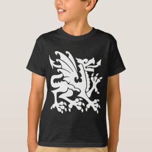 Heraldic Dragon 01 - White T-Shirt