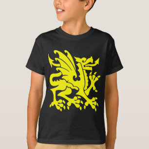 Heraldic Dragon 01 - Yellow T-Shirt
