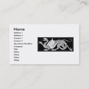 Heraldic Dragon Business Card