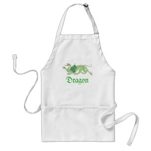 Heraldic Dragon (Green) - Apron #2