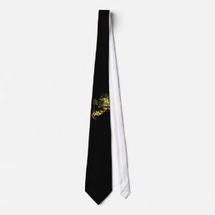 Heraldic Gold Lion - MyBlazon's clothing for men Tie