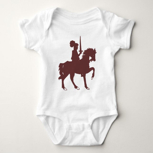Heraldic Knight Baby Bodysuit (Front)