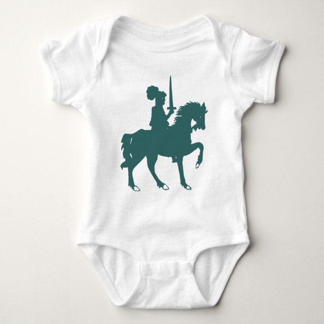 Heraldic Knight Baby Bodysuit (Front)