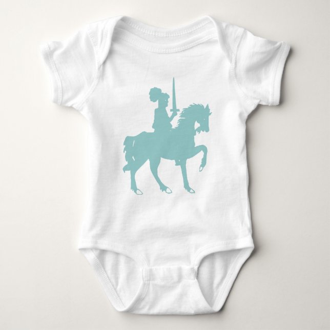 Heraldic Knight Baby Bodysuit (Front)