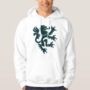 Heraldic Lion 01 - Dark Green Hoodie