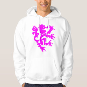 Heraldic Lion 01 - Magenta Hoodie