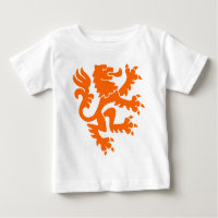 Heraldic Lion 01 - Orange