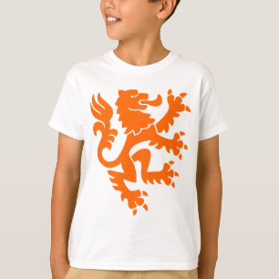 Heraldic Lion 01 - Orange T-Shirt