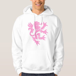 Heraldic Lion 01 - Pink Hoodie