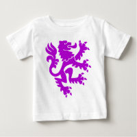 Heraldic Lion 01 - Purple