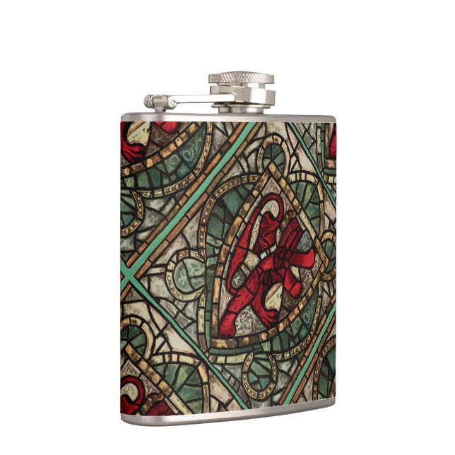 "Heraldic-Lion" Hip Flask (Right)