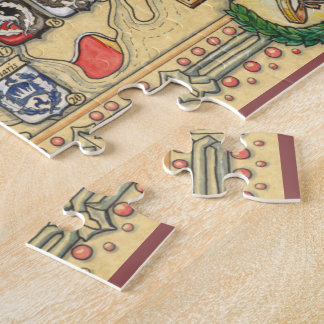 Heraldic Map of the Known World Jigsaw Puzzle