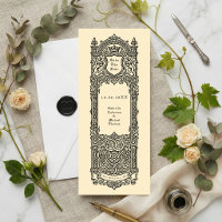 Heraldic Monogram Save the Date