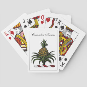 Heraldic Pineapple Coat of Arms Crest Emblem CFRM Playing Cards
