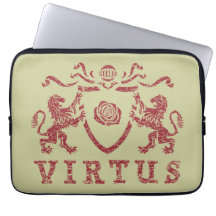 Heraldic Rose Neoprene 13 inch Laptop Sleeve