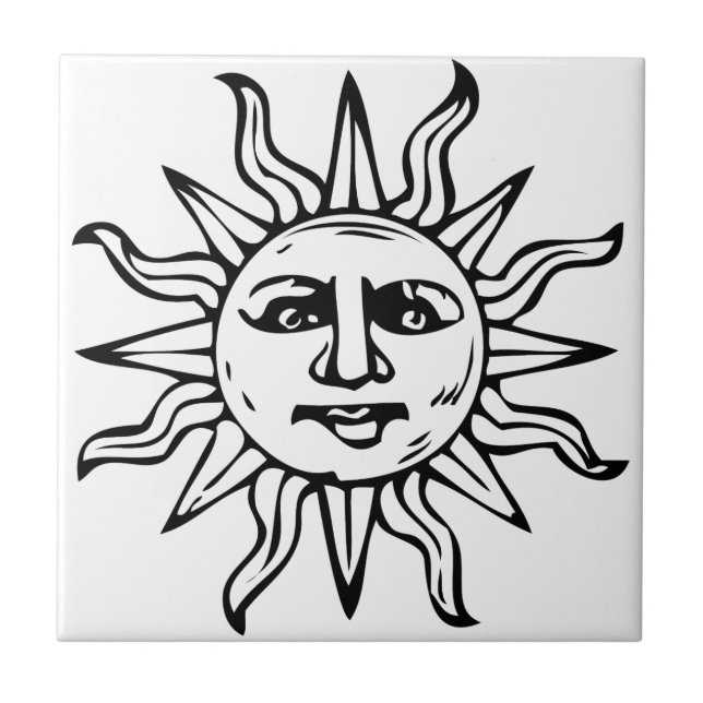Heraldic Sun Tile (Front)