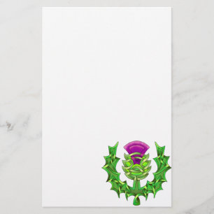 Heraldic Thistle Stationery
