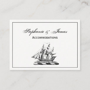 Heraldic Vintage Nautical Clipper Ship Crest Business Card