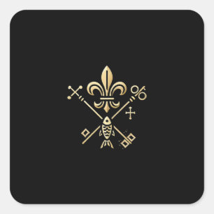 Heraldische Symbole Square Sticker