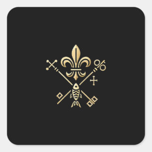 Heraldische Symbole Square Sticker